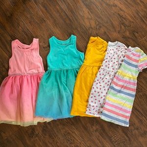 Bundle lot of toddler girls summer dresses size 3t